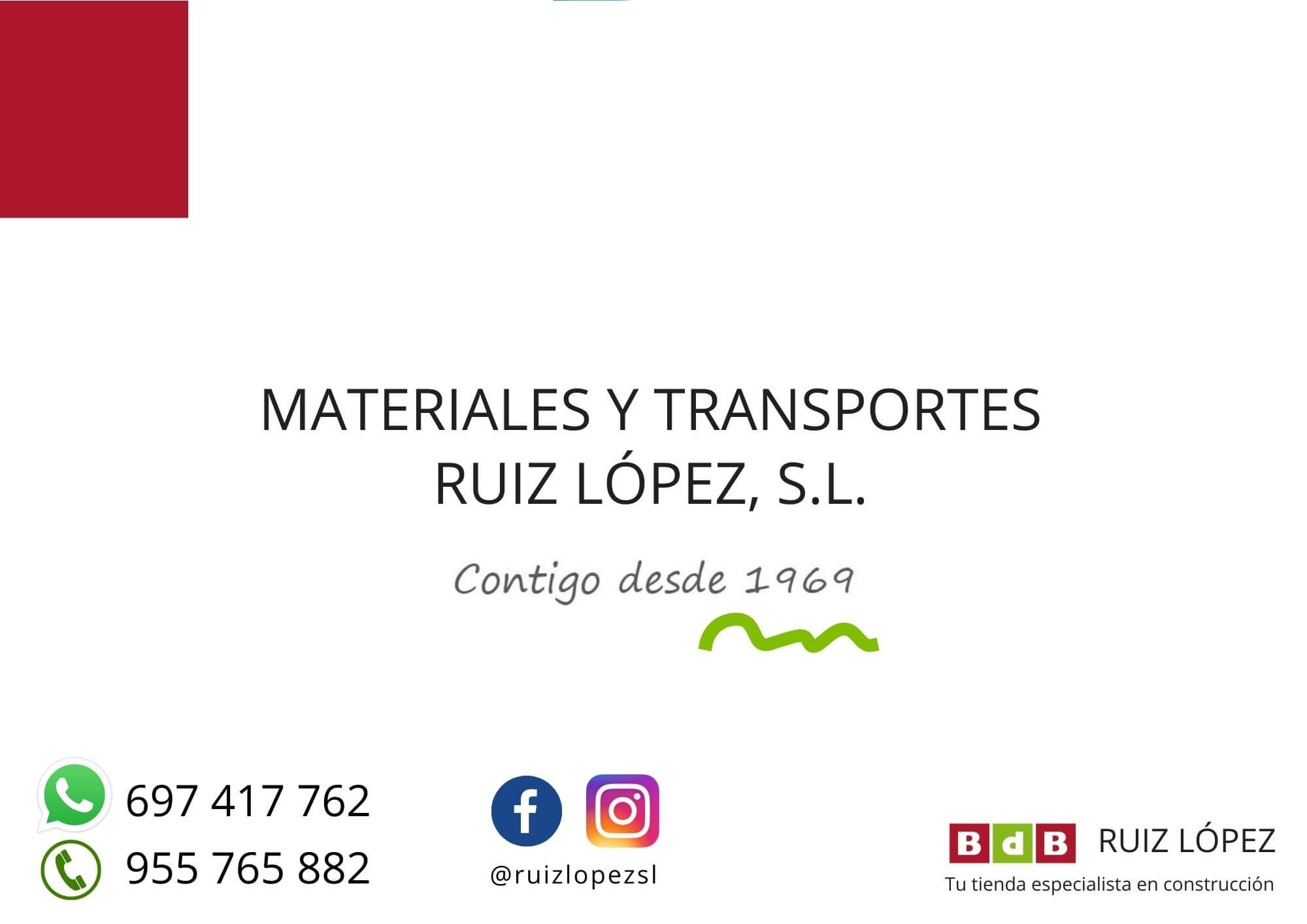 Ruiz López SL- Polvero Bollullos - Materiales de construcción Desde 1969